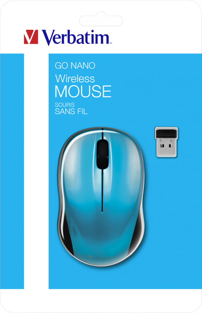GO NANO Wireless Mouse - Caribbean Blue