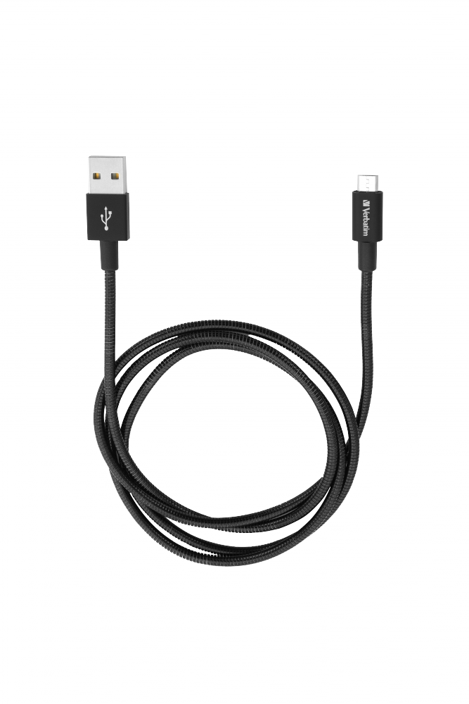 Micro-USB-kabel för synkronisering och laddning 100 cm svart