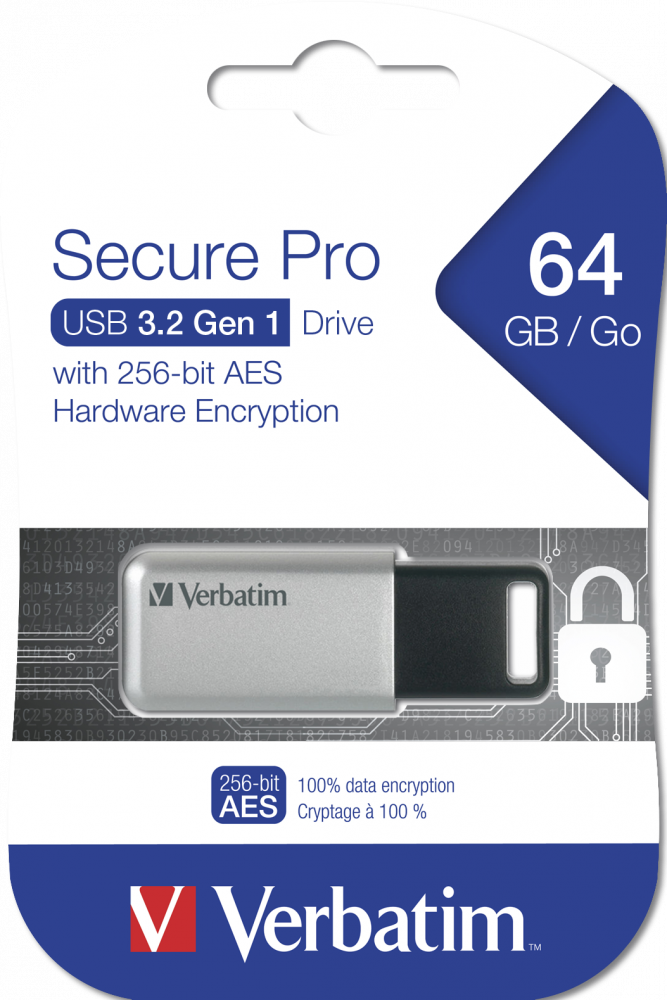 Secure Pro USB Drive USB 3.2 Gen 1 - 64GB