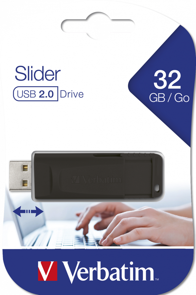 Slider USB-enhet 32GB