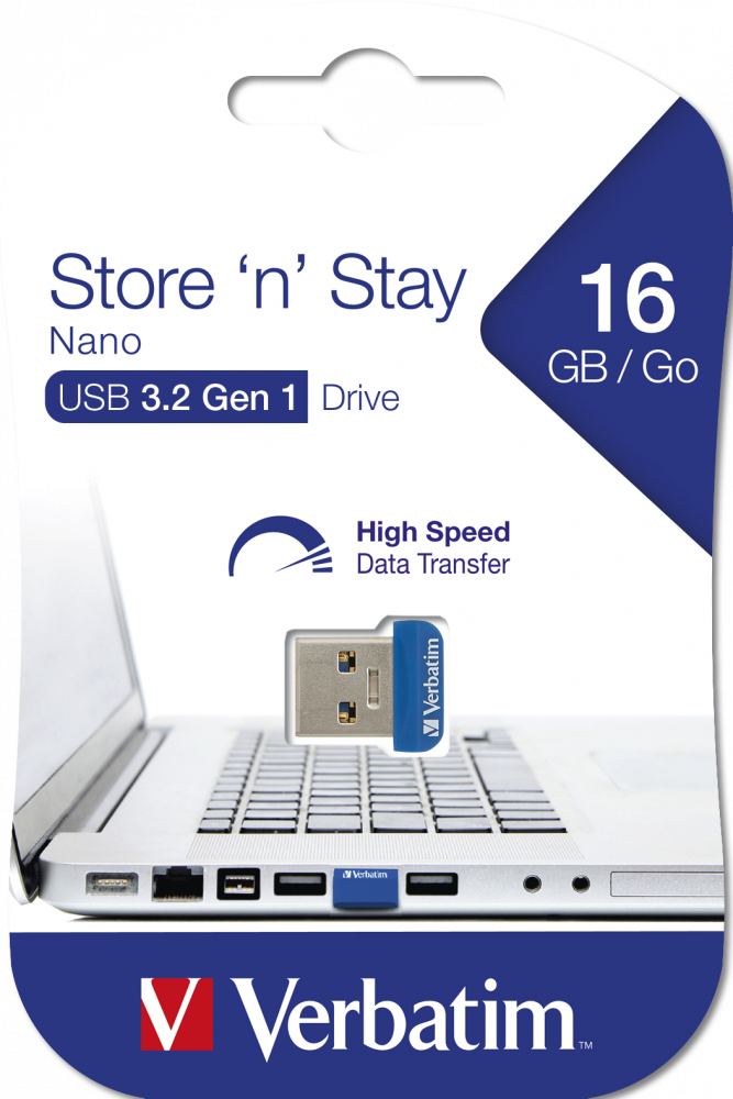 Store 'n' Stay NANO USB Drive USB 3.2 Gen 1 - 16 GB