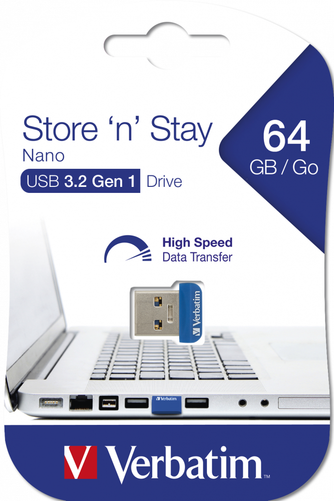 Store 'n' Stay NANO USB Drive USB 3.2 Gen 1 - 64 GB
