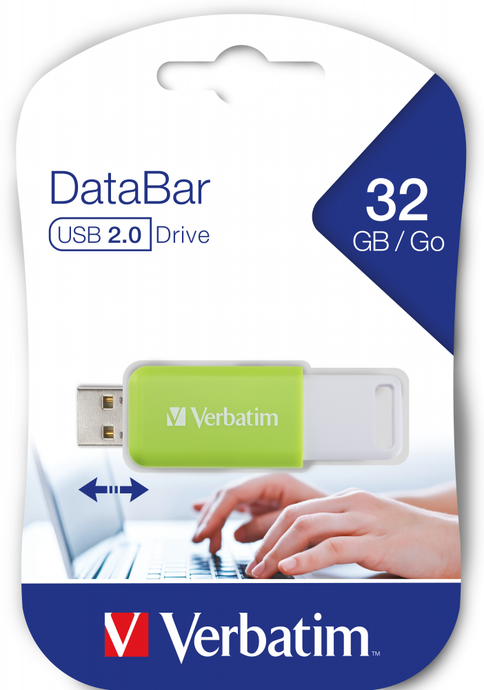 DataBar USB-enhet 32 GB grön