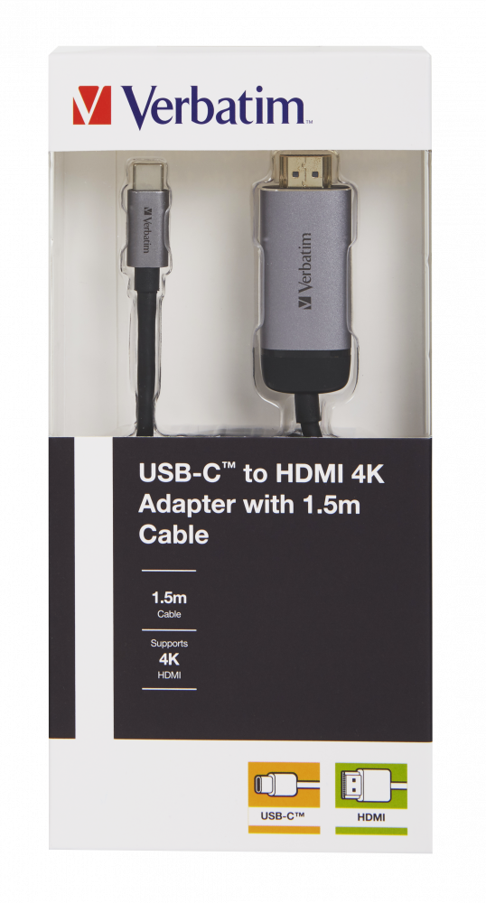USB-C™ till HDMI 4K-adapter med kabel på 1,5 m
