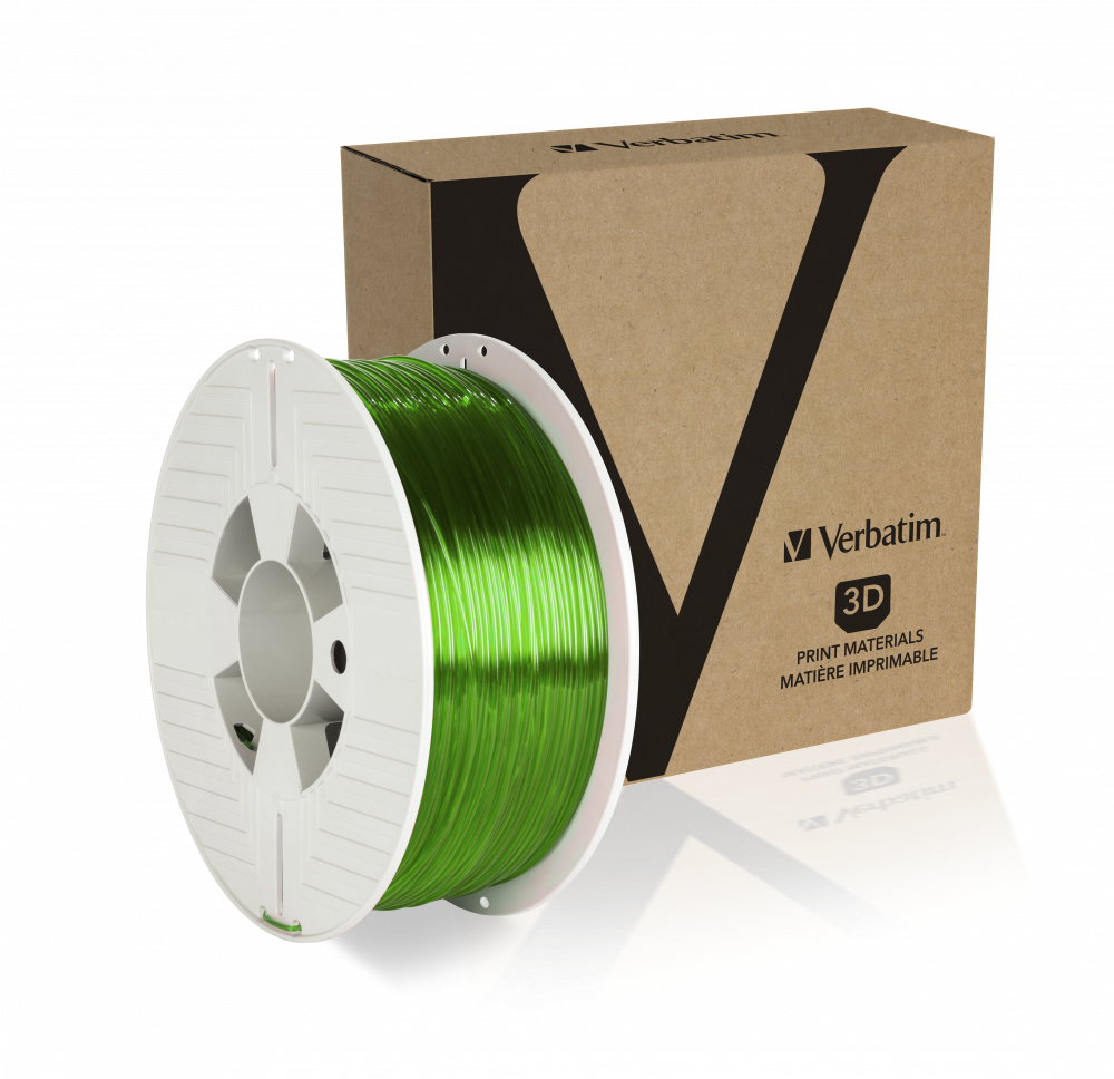 Verbatim PET-G filament 1.75 mm - Green Transparent