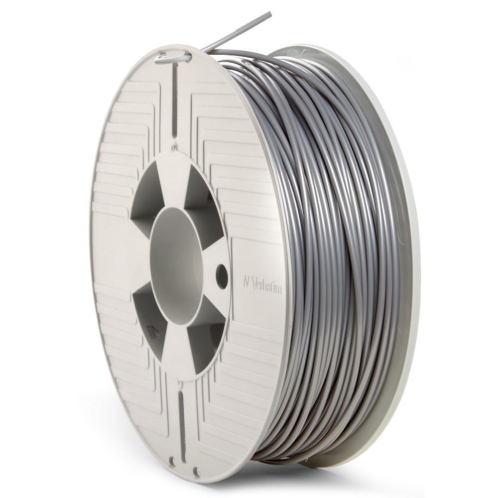 Verbatim PLA Filament 2.85mm 1kg - Aluminium Grey